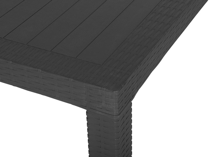 Fossano Garden Dining Table 80 cm 80 cm Graphite Grey