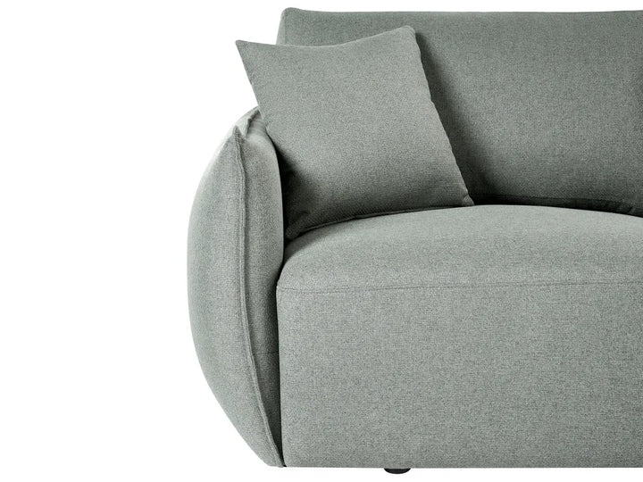 Modular Sofa 2 Seater Fabric Green Leiani