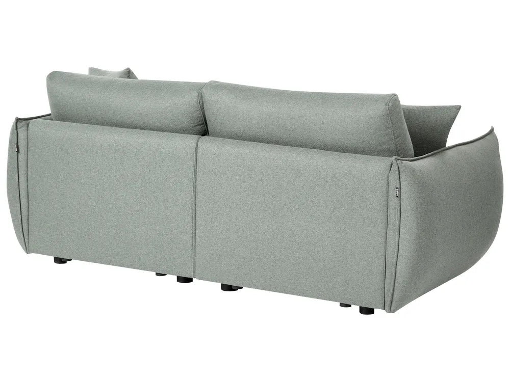 Modular Sofa 2 Seater Fabric Green Leiani