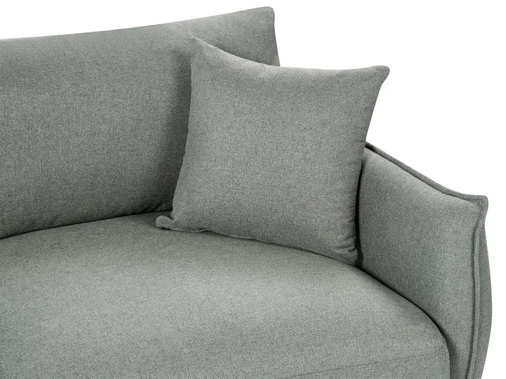 Modular Sofa 2 Seater Fabric Green Leiani