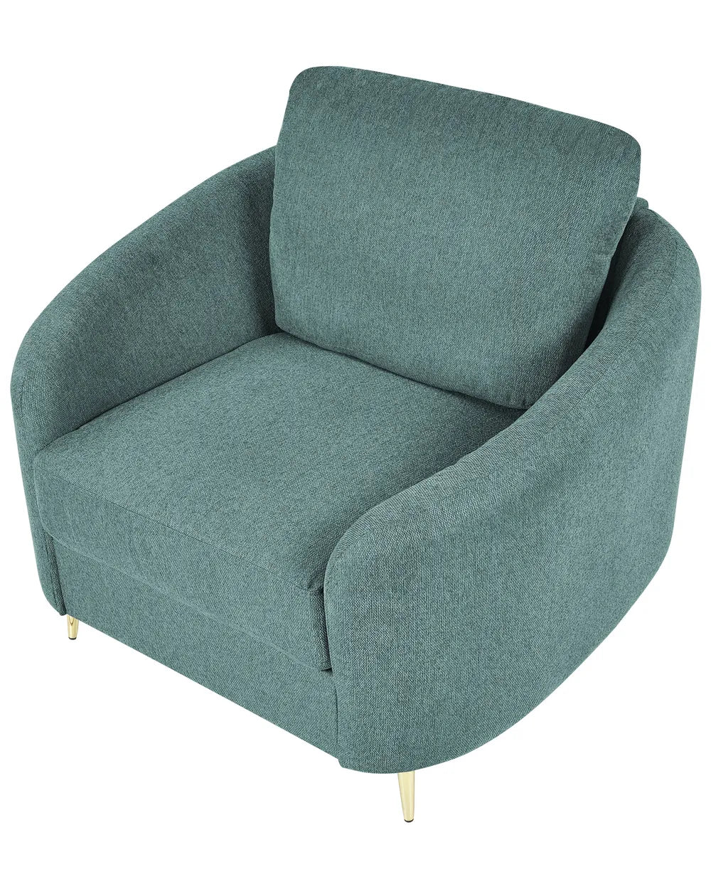 Armchair Fabric Green Euclid