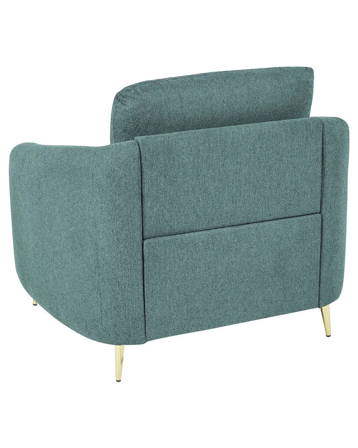 Armchair Fabric Green Euclid