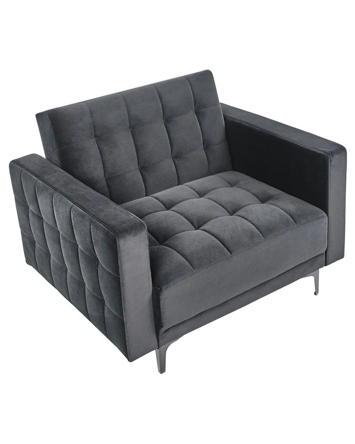 Armchair Velvet Black Arhiana