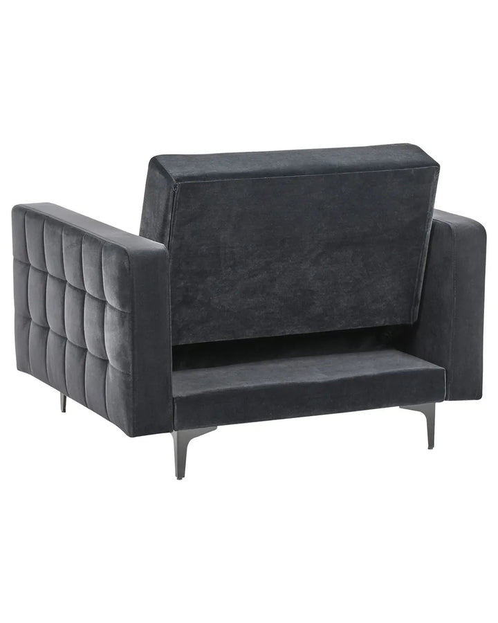 Armchair Velvet Black Arhiana