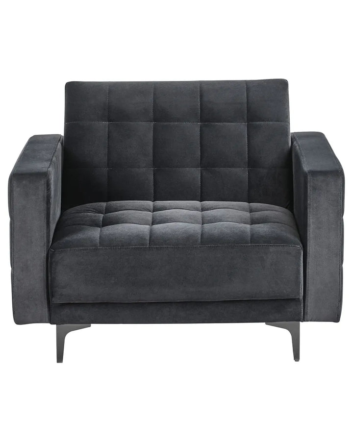 Armchair Velvet Black Arhiana