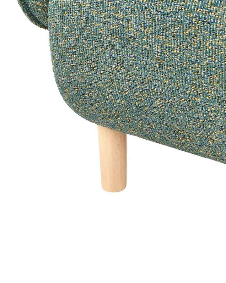 Armchair Fabric Green Joshpal