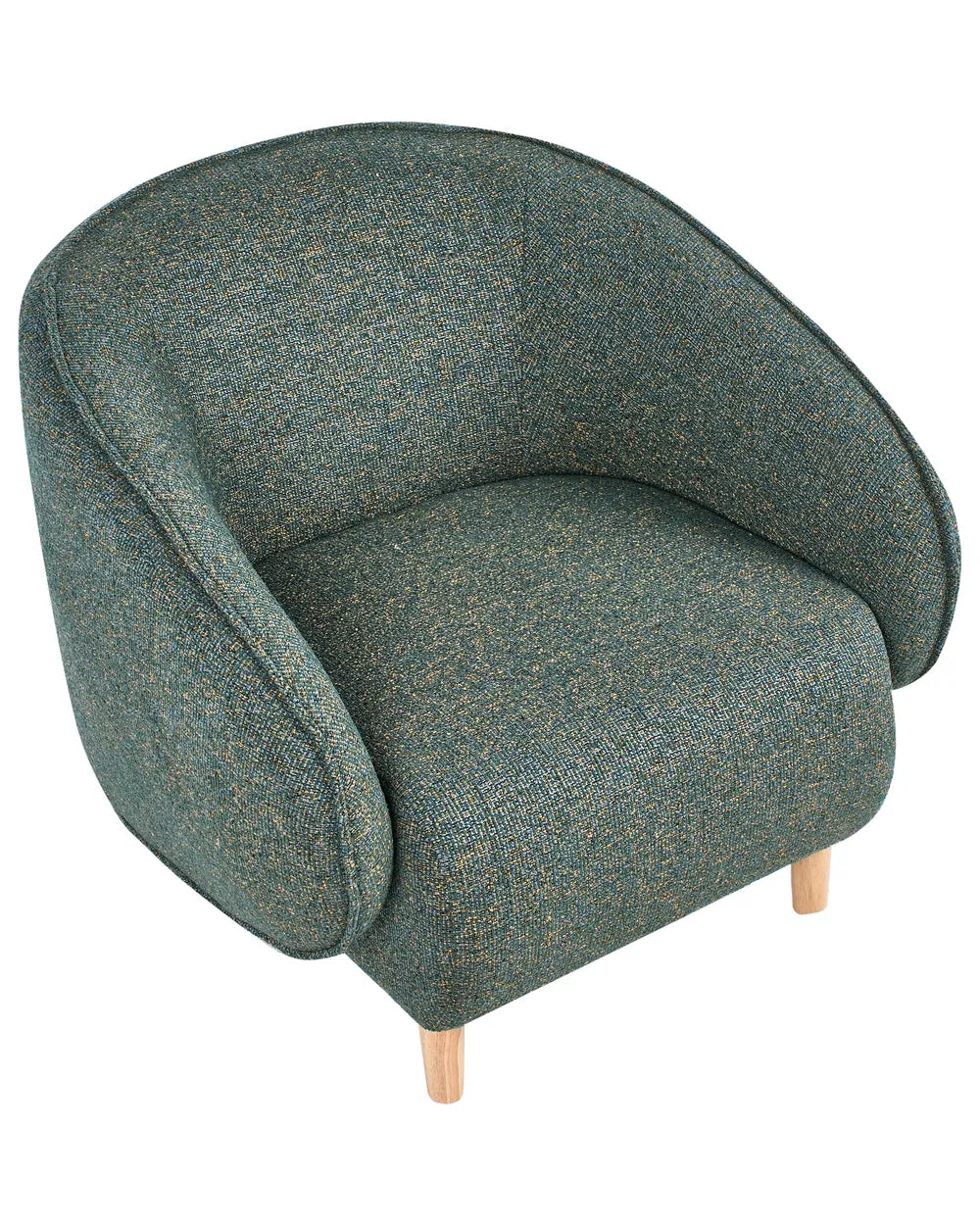Armchair Fabric Green Joshpal