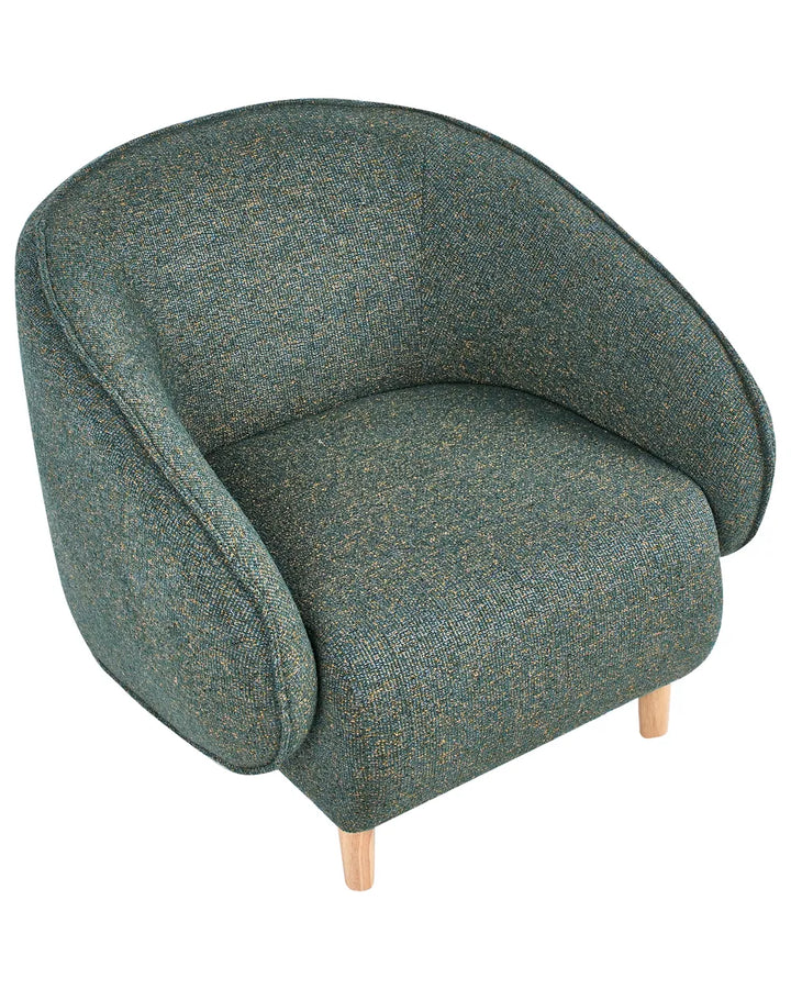 Armchair Fabric Green Joshpal