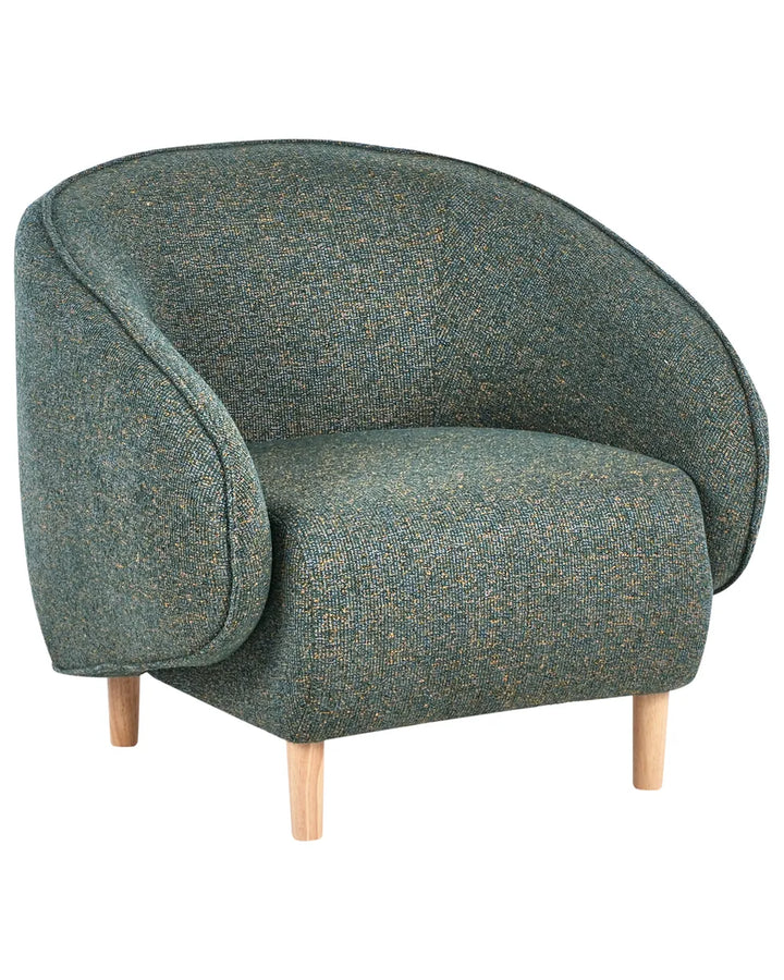 Armchair Fabric Green Joshpal