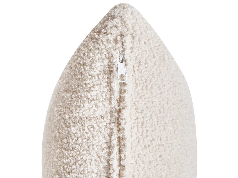 Modular Corner Sofa 5 Seater Boucle Off-White Right Hand Leiani