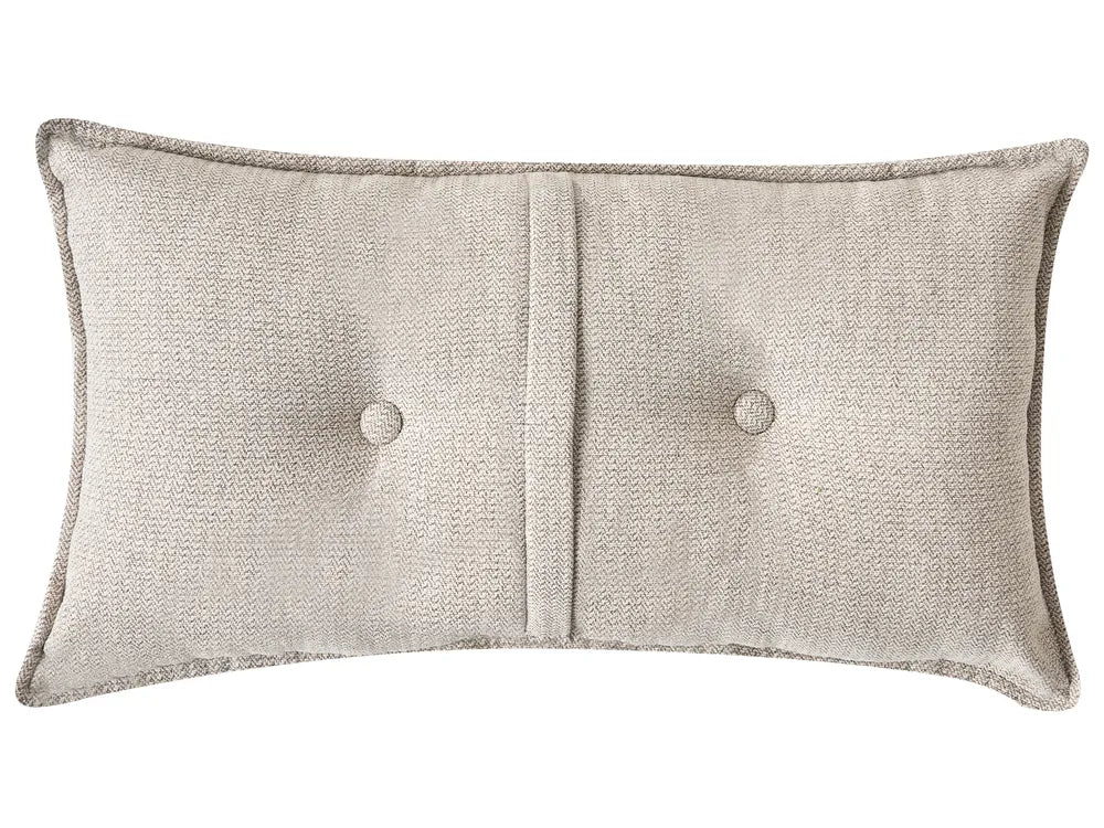 Corner Sofa 3 Seater DOLVA Fabric Light Beige Left Hand Rafael