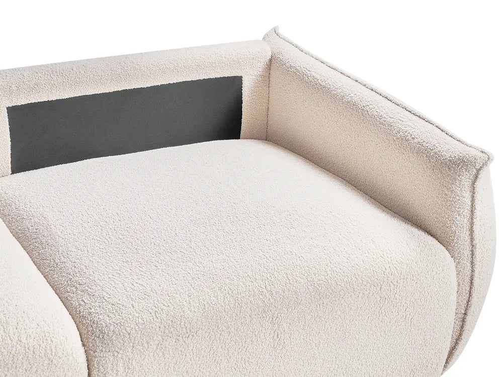 Modular Sofa 2 Seater Boucle Off-White Leiani