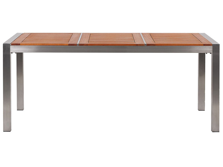 Grosseto Garden Dining Table 180 cm 90 cm Eucalyptus Wood Brown