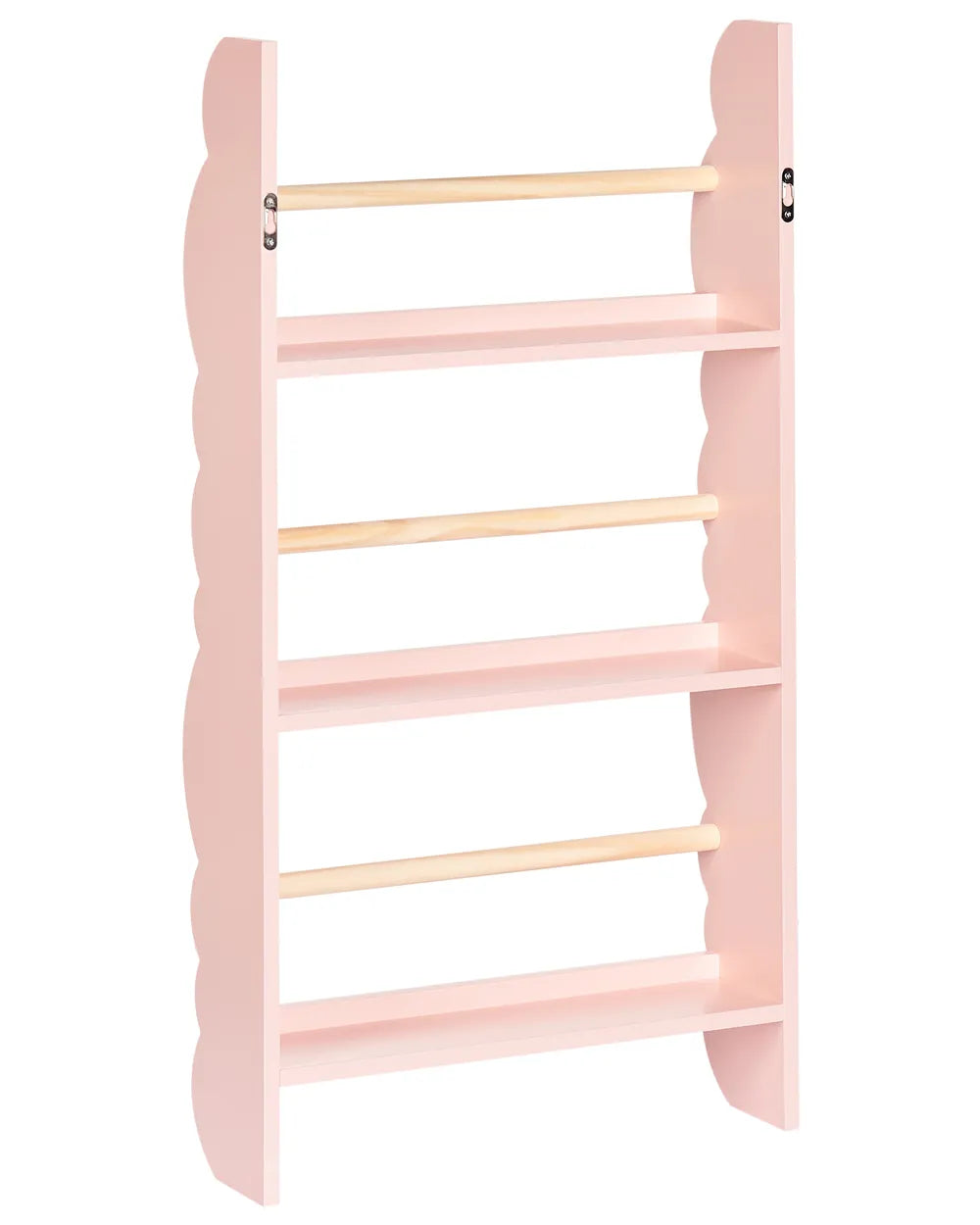 Wall Bookshelf 80 cm Pastel Pink Hartleigh