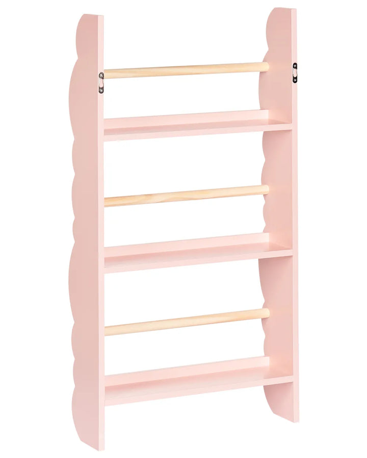 Wall Bookshelf 80 cm Pastel Pink Hartleigh