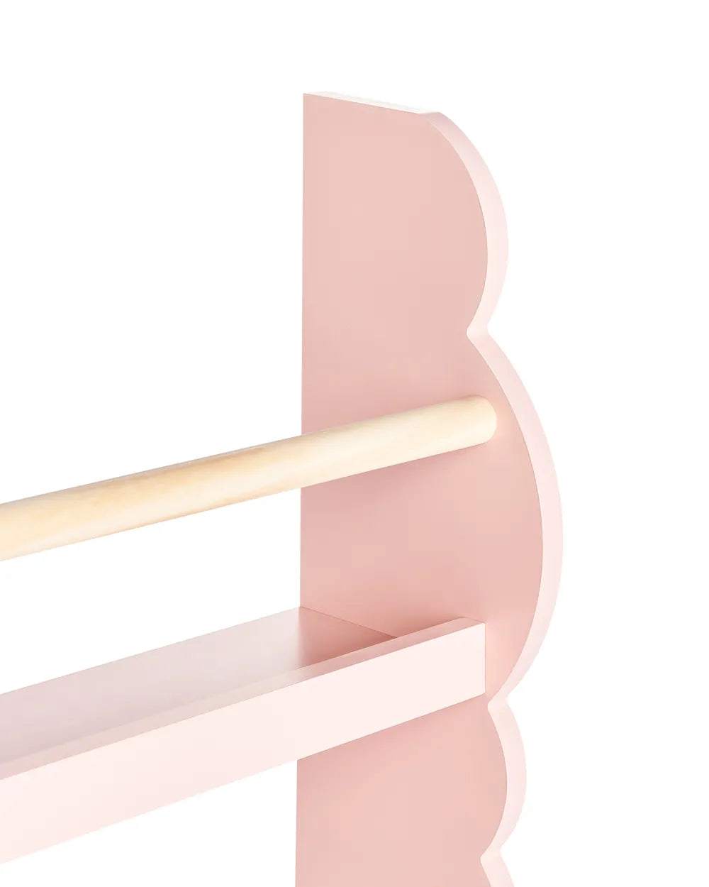 Wall Bookshelf 80 cm Pastel Pink Hartleigh