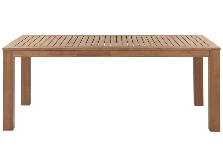 Monsano Garden Dining Table  190 cm 105 cm Eucalyptus Wood Brown