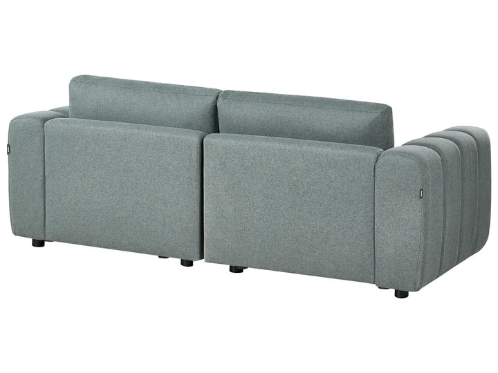 Modular Sofa 2 Seater Boucle Green Regeani