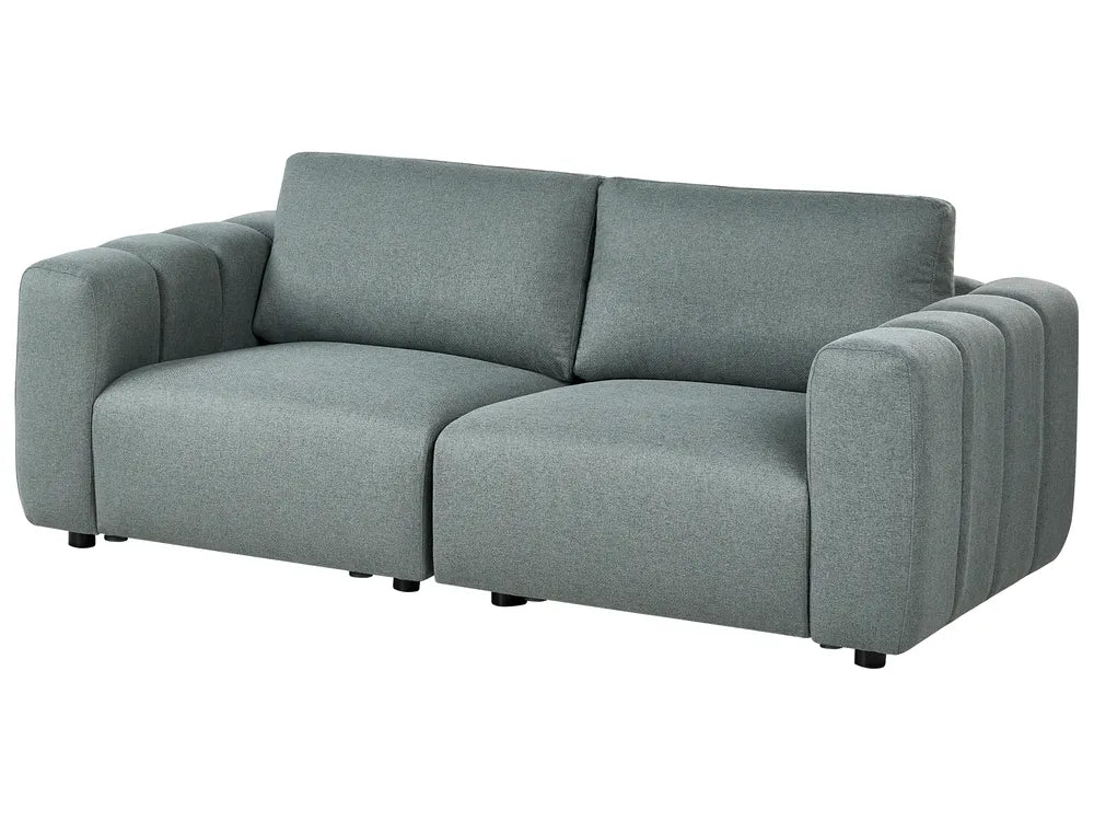 Modular Sofa 2 Seater Boucle Green Regeani