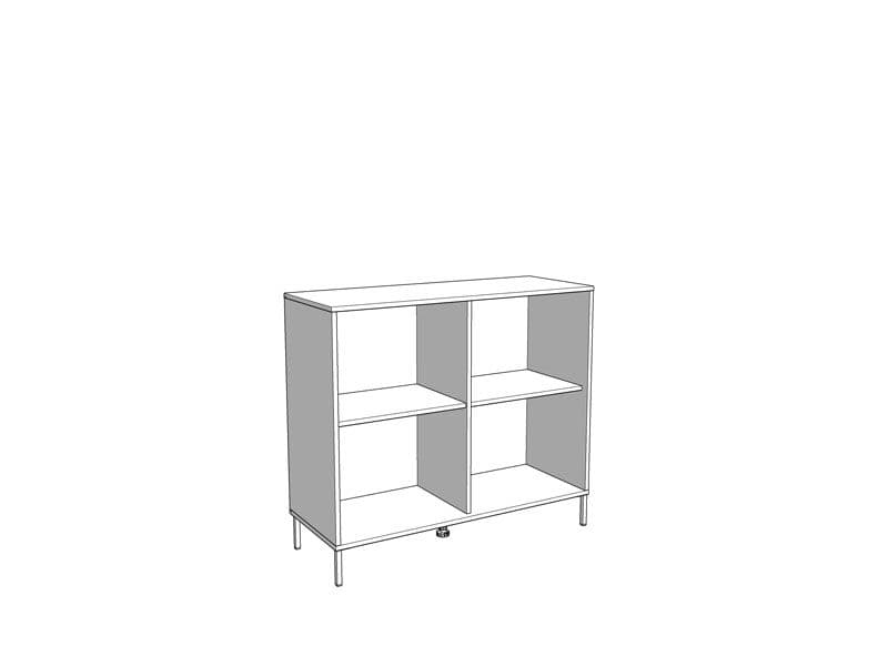 Marah Artisan Oak Effect And Black Small Sideboard