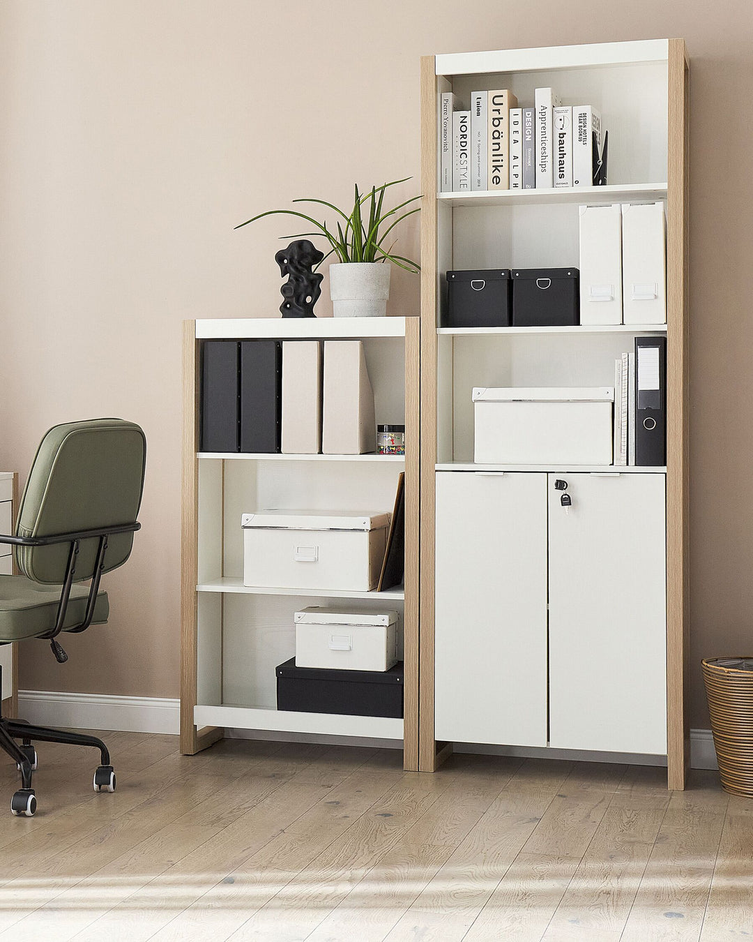 3 Tier Bookcase White Lily