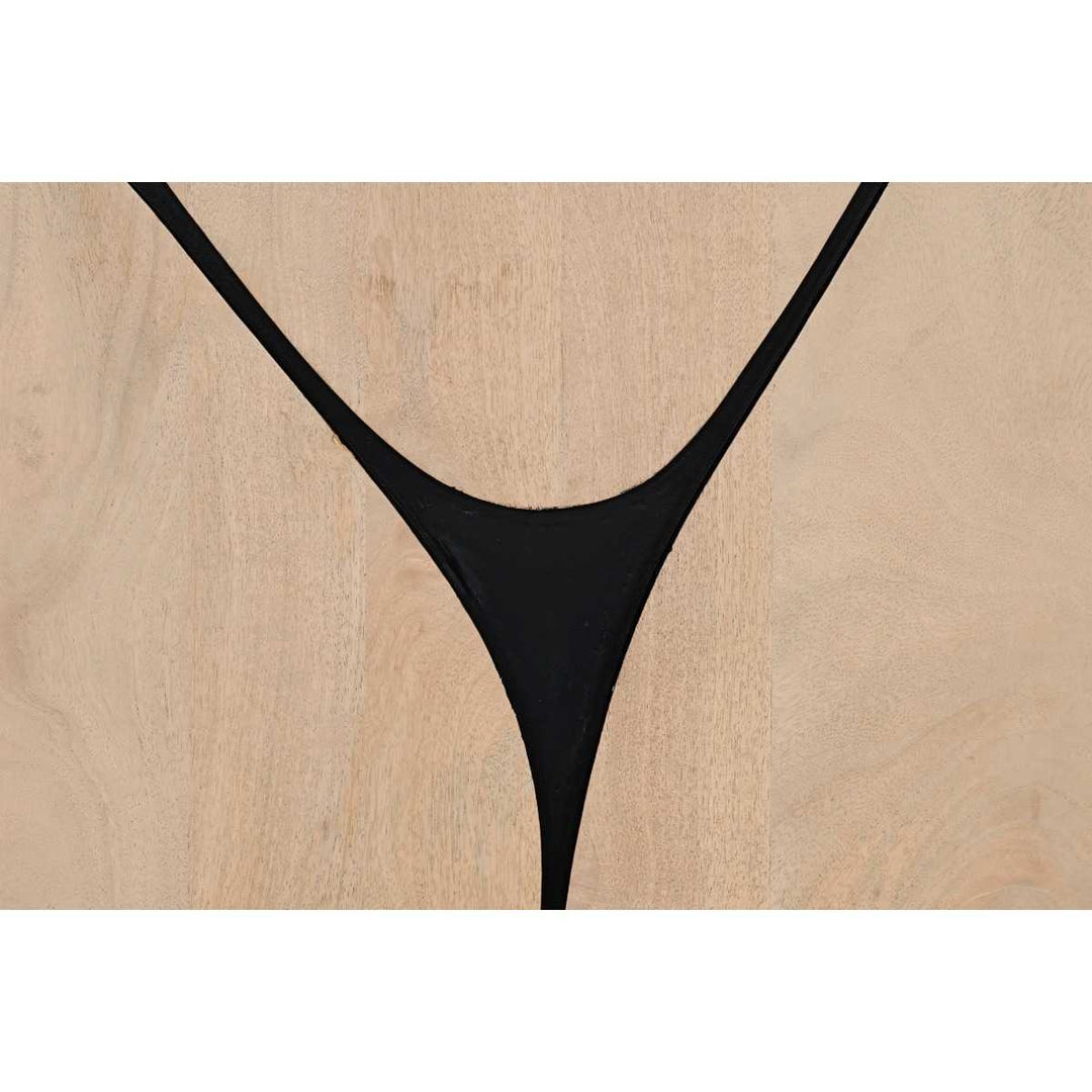 Boho Wooden Bookcase With 2 Doors