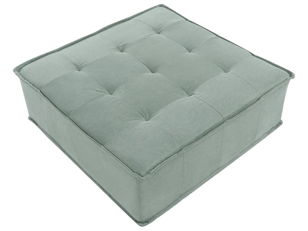 Modular Sofa 2 Seater Fabric Light Green Oxford