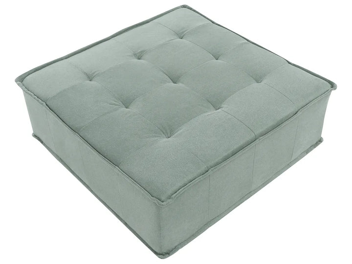 Modular Sofa 2 Seater Fabric Light Green Oxford
