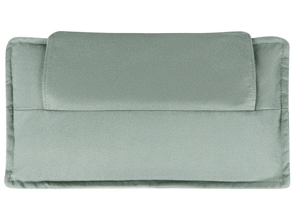 Modular Sofa 2 Seater Fabric Light Green Oxford