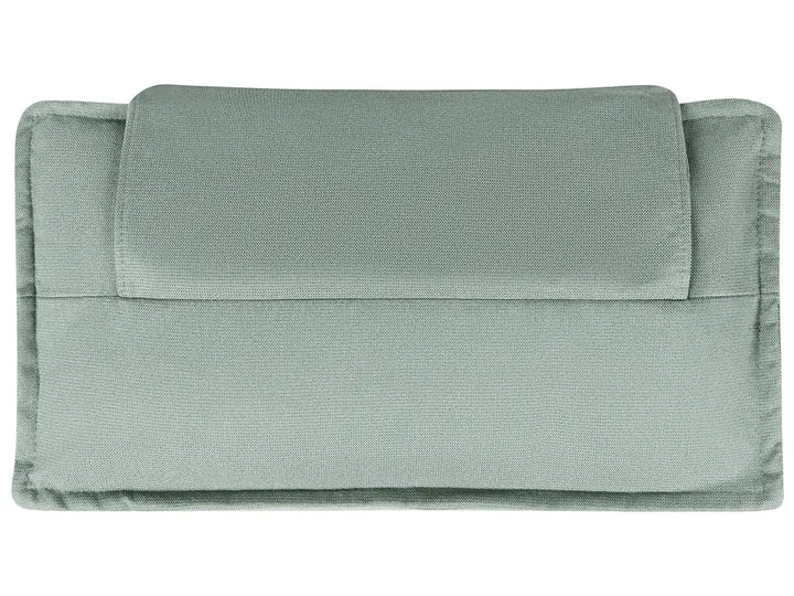 Modular Sofa 2 Seater Fabric Light Green Oxford