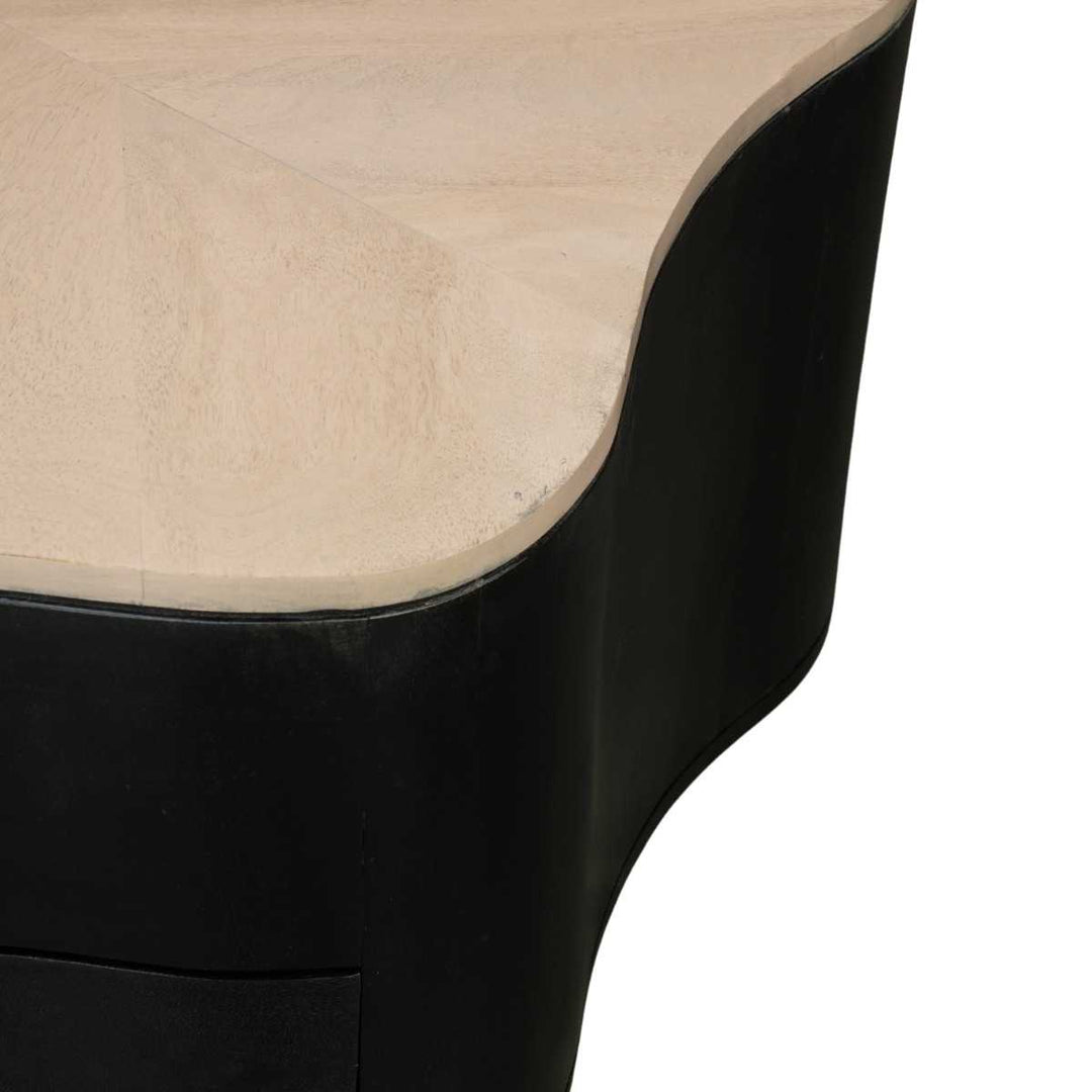 Boho Wooden Star Low Coffee Table