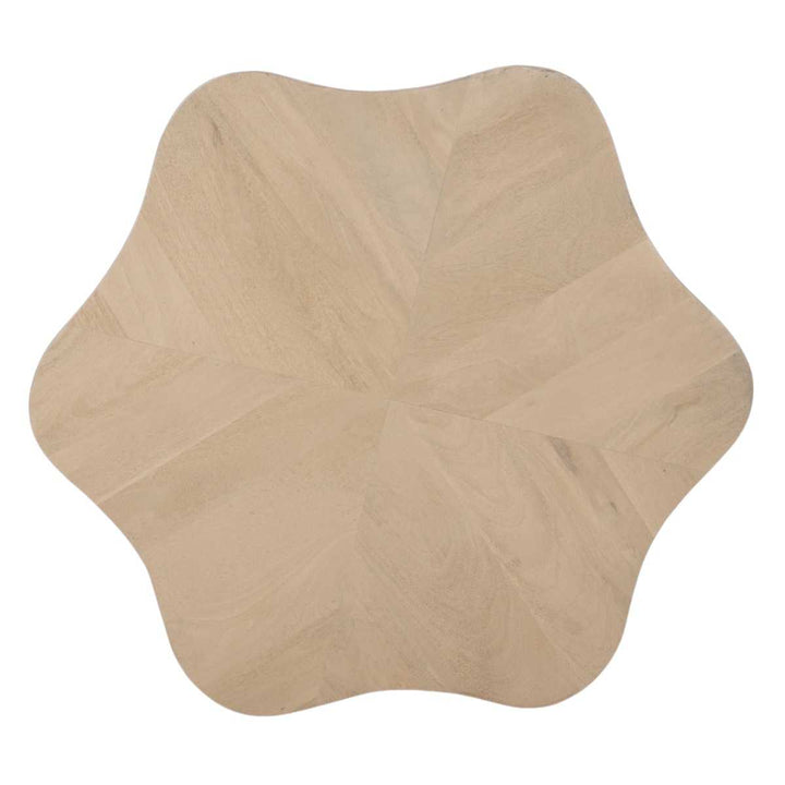 Boho Wooden Star Low Coffee Table