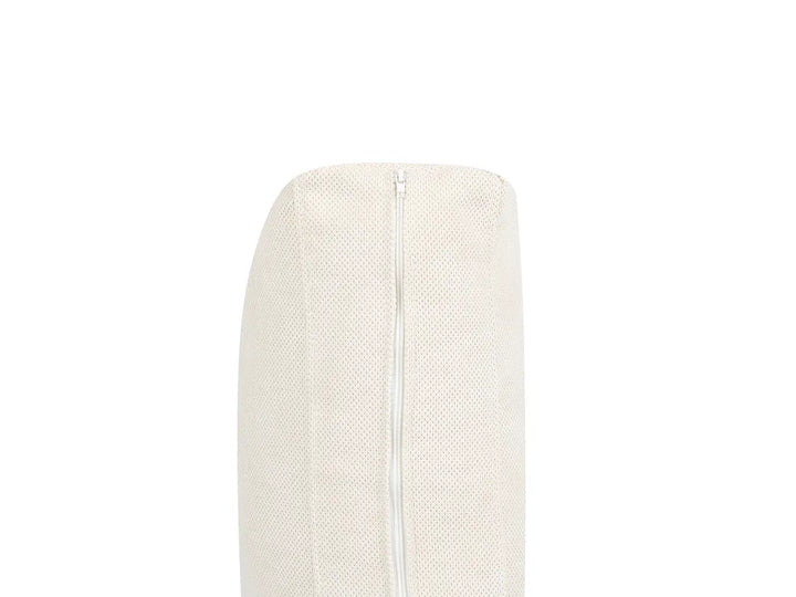 Corner Sofa 4 Seater Fabric Light Beige Right Hand Praylow