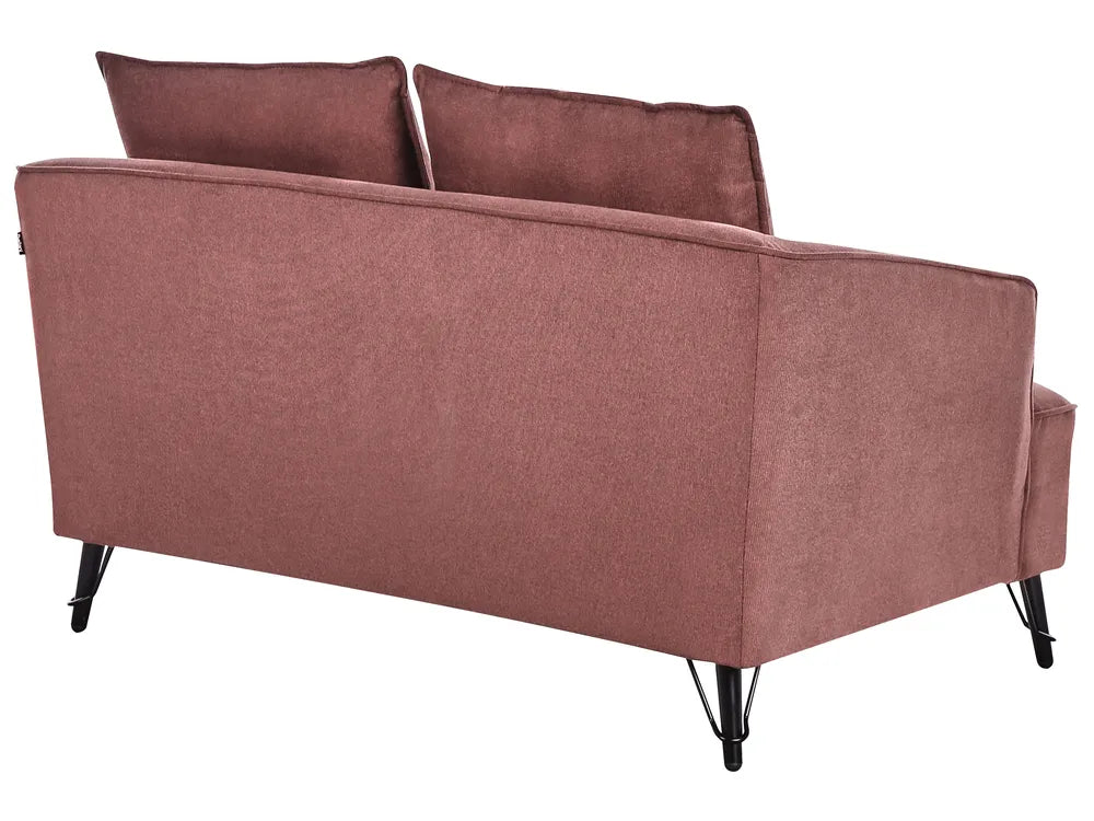Sofa 2 Seater Fabric Burgundy Adame