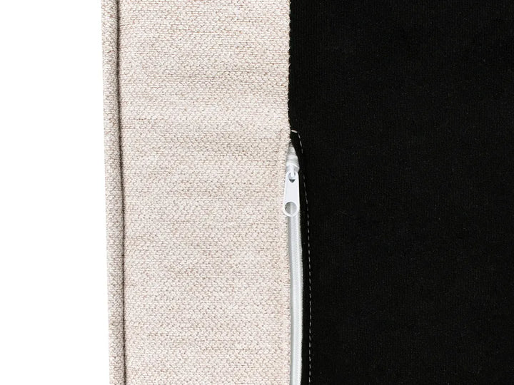Corner Sofa Fabric Light Beige Left Hand Edyth