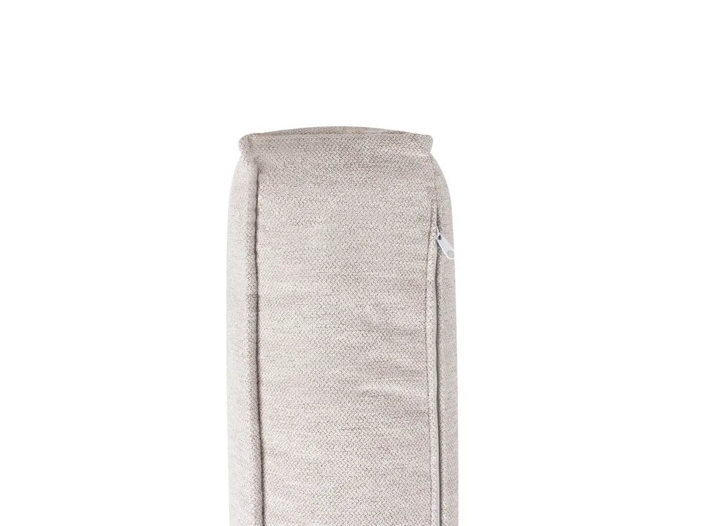 Corner Sofa Fabric Light Beige Left Hand Edyth