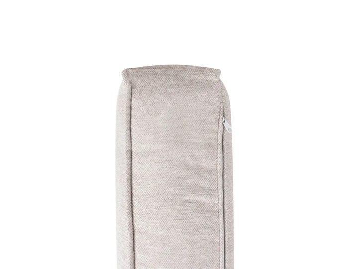 Corner Sofa Fabric Light Beige Left Hand Edyth