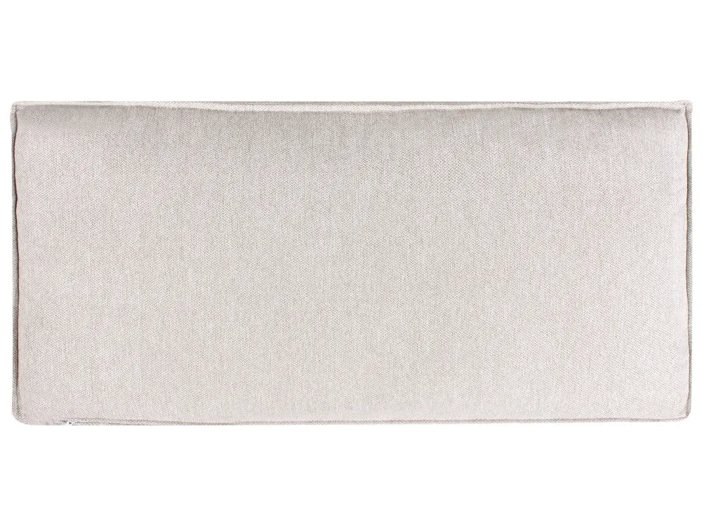 Corner Sofa Fabric Light Beige Left Hand Edyth