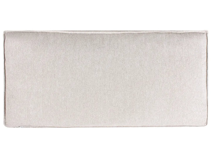 Corner Sofa Fabric Light Beige Left Hand Edyth