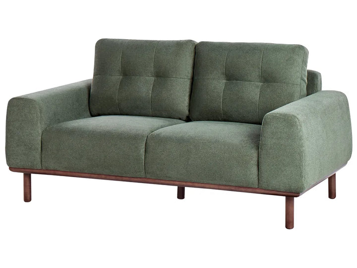 Sofa 2 Seater Fabric Green Demacio