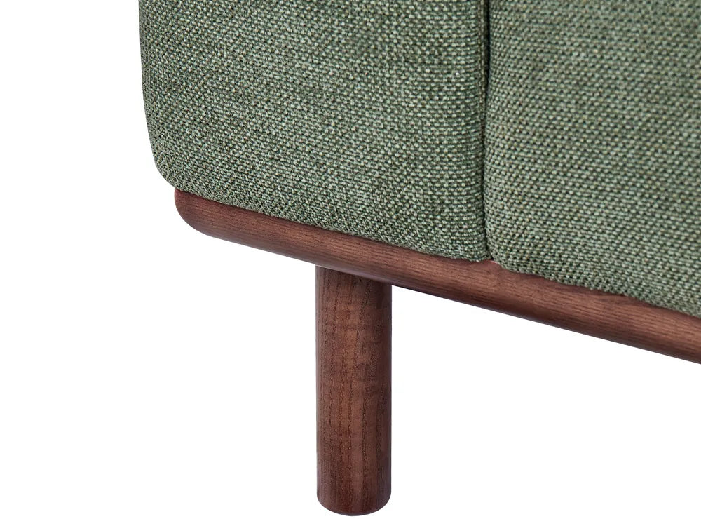 Sofa 2 Seater Fabric Green Demacio