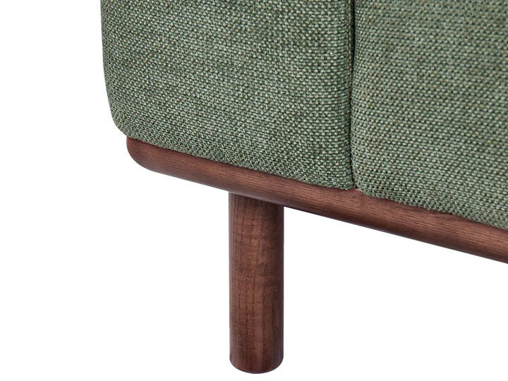 Sofa 2 Seater Fabric Green Demacio