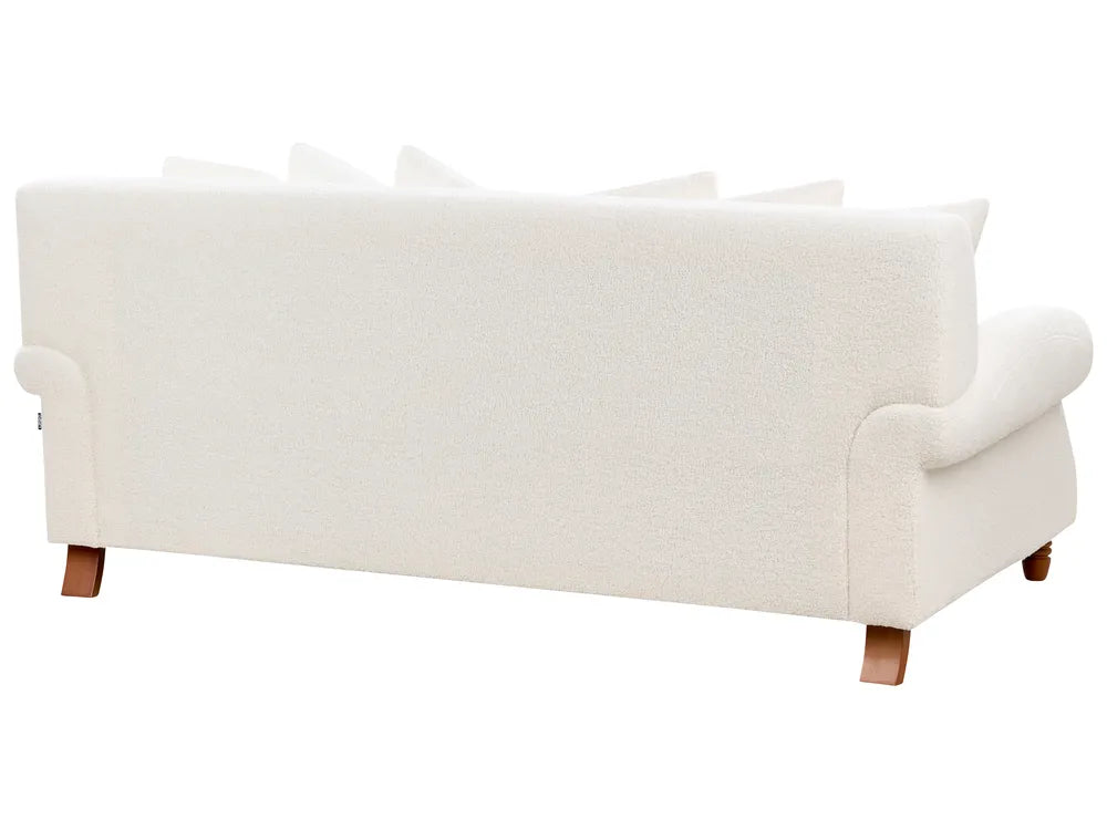 Sofa 2 Seater Boucle Off-White Elaiza