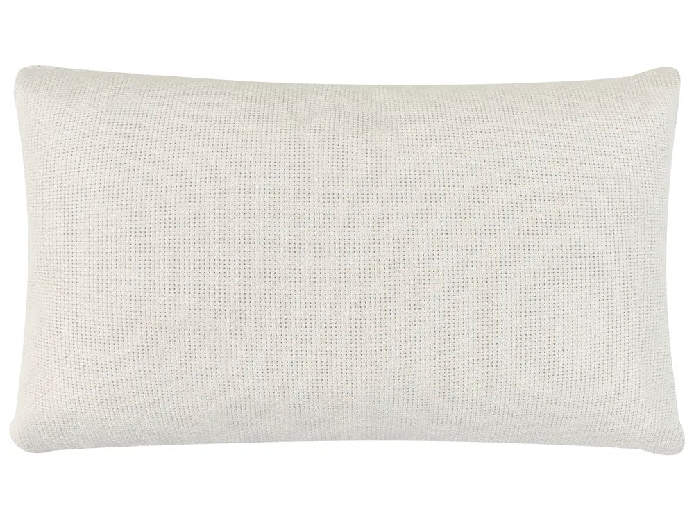 Corner Sofa Bed 3 Seater Fabric White Left Hand Glenland