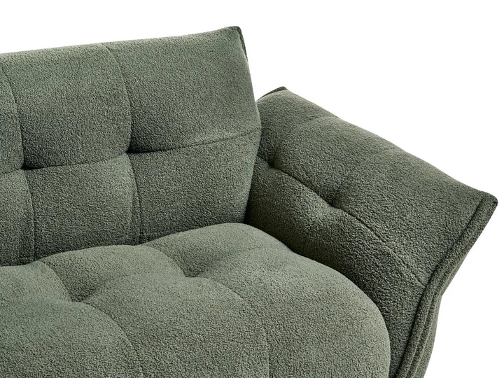 Sofa 2 Seater HALBA Boucle Green Elan