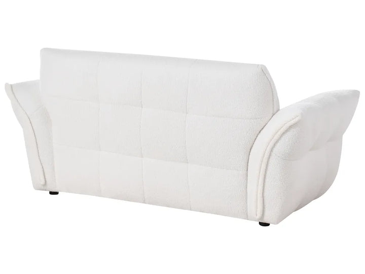 Sofa 2 Seater Boucle White Elan
