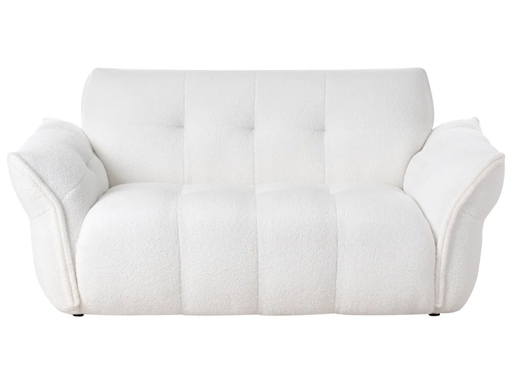 White sofa on a white background