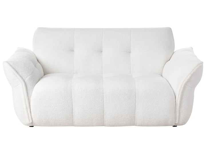 White sofa on a white background