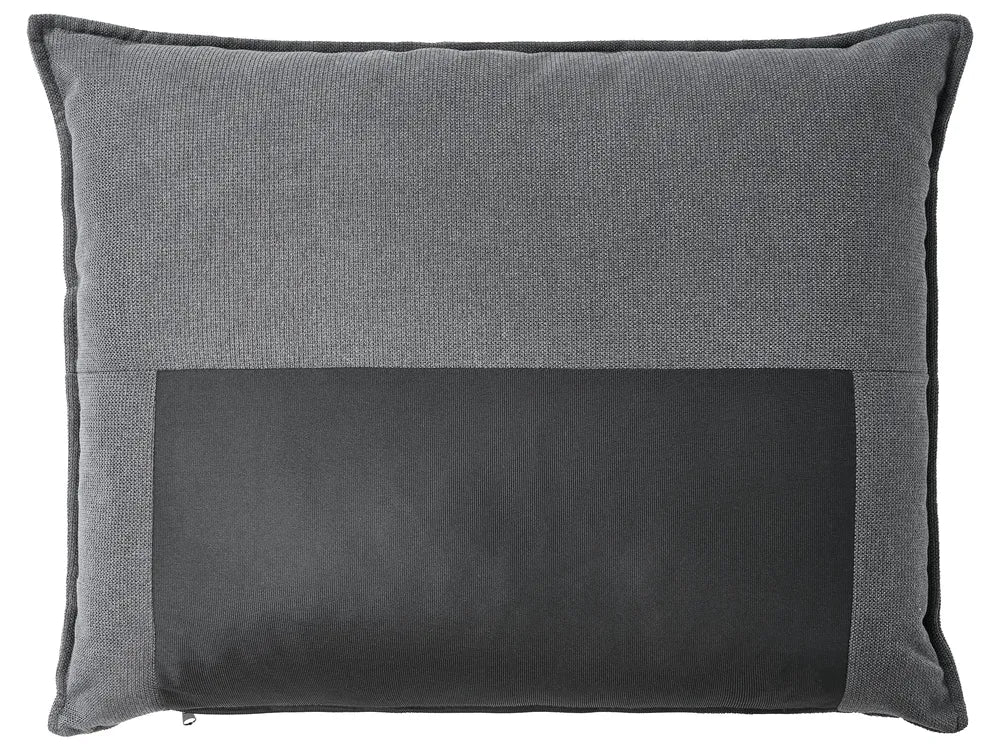 Corner Sofa 3 Seater Fabric Dark Grey Left Hand Idou