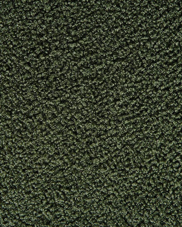 Swivel Armchair Boucle Dark Green Halcott